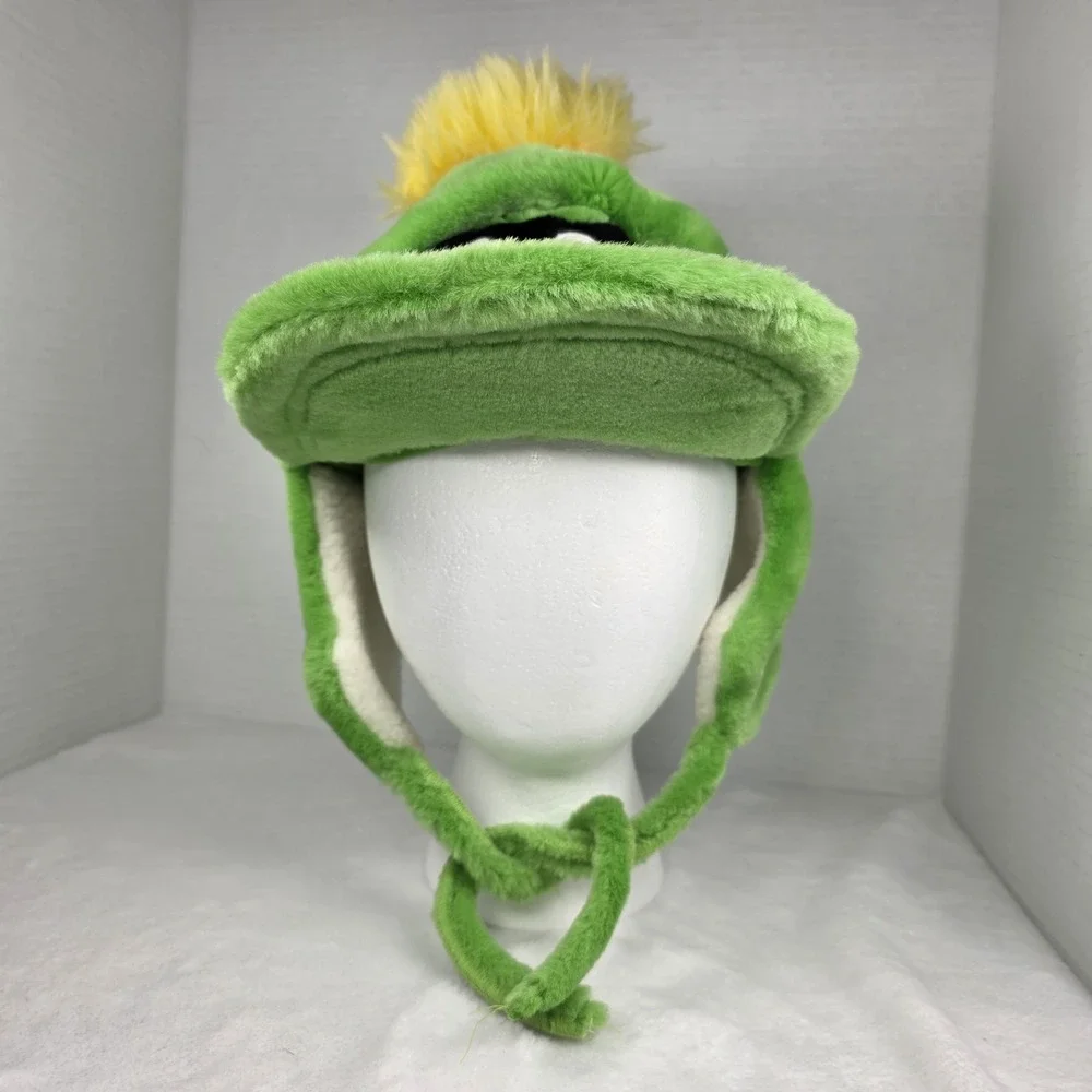 WB Looneytunes‎ Flapper Hat Marvin The Martian Winter Youth/kids Green Rare 1998